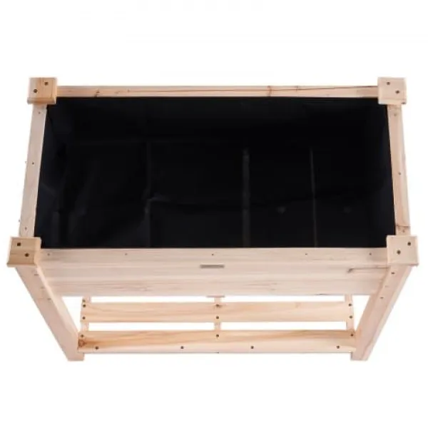 Sale Højbeds plantekasse, 86x46x76 cm, naturtræ, træ Plantningsbænke