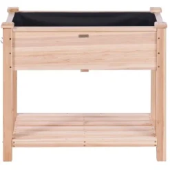 Sale Højbeds plantekasse, 86x46x76 cm, naturtræ, træ Plantningsbænke