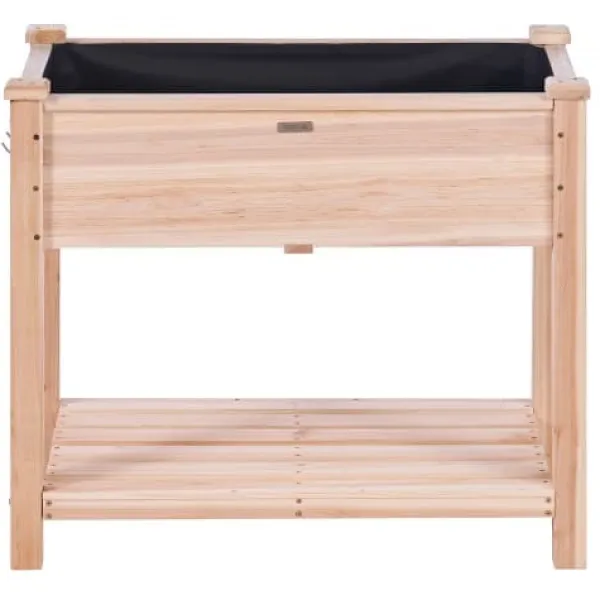 Sale Højbeds plantekasse, 86x46x76 cm, naturtræ, træ Plantningsbænke
