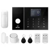 Online Hjemmealarmsystem, Smart Home Integration, Trådløs Sikkerhedsløsning,4G WiFi Kit A, EU Stik Hjemmealarmsystemer