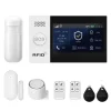 Hot Hjemmealarmsystem, trådløs forbindelse, smart automatisering,GSM 2G WiFi Kit A, EU Stik Hjemmealarmsystemer
