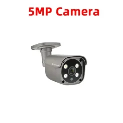 Online Hjemmesikkerhedskamera, 5MP opløsning, 3,6 mm linse, 48V PoE strøm, IR nattevision, tovejslyd Sikkerhedsmonitorer & Videokameraer