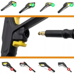 Havemaskiner^Højtryksslange 10m Click-Click til Kärcher K2 K3 K4 K5 K6 K7 højtryksrenser
