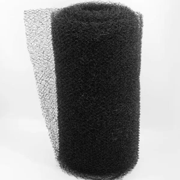 New Hældningsmåtte Overfladestabiliseringstæppe 110 m x 1 m Styrke 20 mm UV Stabil Bankmåtte Sort Springvand & Damme