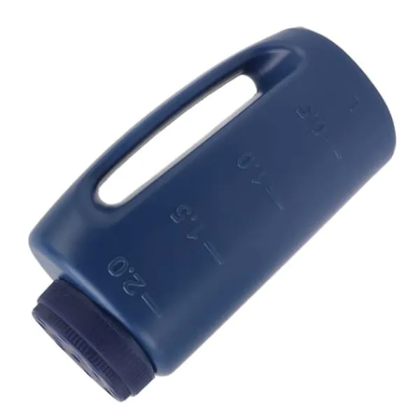 Haveværktøj^Håndholdt gødningsspreder Håndholdt græsfrøspreder Afgrødespredning Salt Såpotte Blå