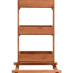 Plantningsbænke^Håndlavet plantestativ i fyrretræ med 3 hylder | Størrelse: 52x30x78 cm