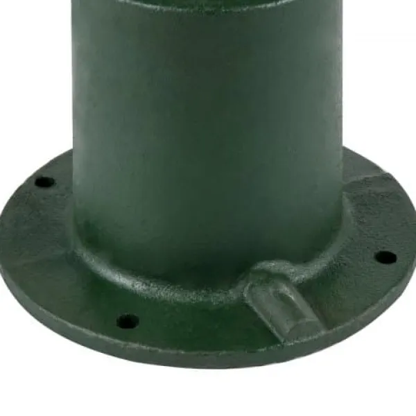 Springvand & Damme^Håndvandpumpe Stander, 22,86x22,86x66 cm, Grøn, Støbejern