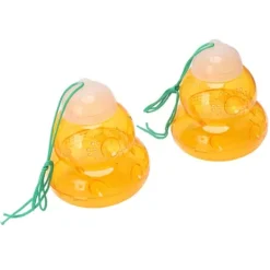 Hængende bifælde - kalebassformet, udendørs hvepseafskrækkende middel og bidræber (2 stk, orange) Skadedyrsfælder