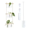 Kit Til Plante- & Urtedyrkning^Hængende planteformeringsstation, 54x20x4,5 cm, Natur