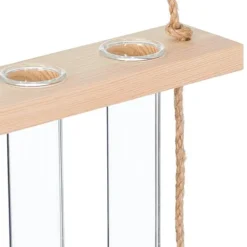 Kit Til Plante- & Urtedyrkning^Hængende planteformeringsstation, 54x20x4,5 cm, Natur