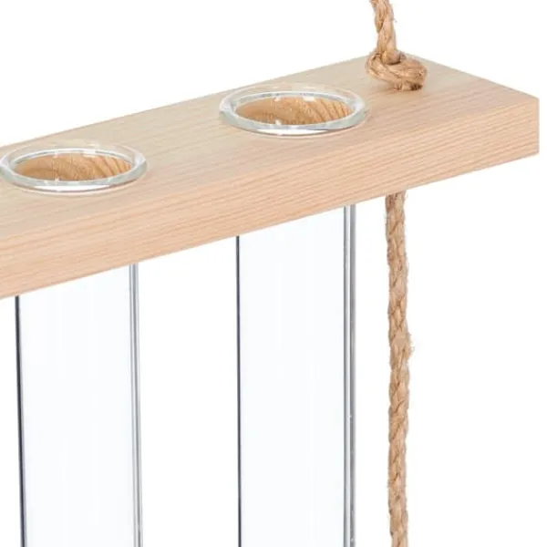 Kit Til Plante- & Urtedyrkning^Hængende planteformeringsstation, 54x20x4,5 cm, Natur