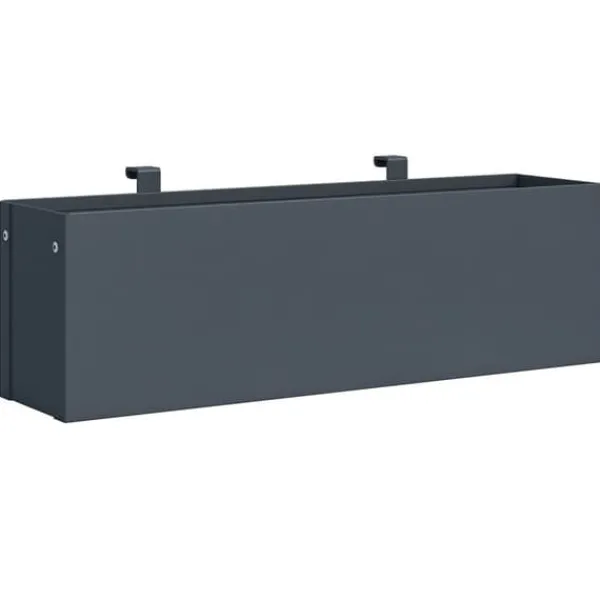 Hængende plantekasse - klik ombygning - 50x12x15cm - antracit Krukker & Plantebeholdere