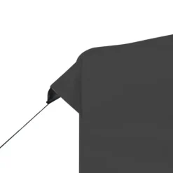 Telte & Lysthuse^Hopfällbart partytält i aluminium 3x3 m - Elegant solskydd | Färg: Antracit | Storlek: 3x3 m