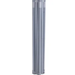 Telte & Lysthuse^Hopfällbart partytält med 4 sidoväggar - UV- och vattenresistent | Färg: Blå | Storlek: 2x2 m