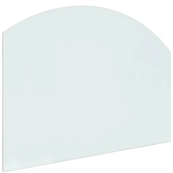 Hærdet glasplade til pejs - Gulvdæksel | Størrelse: 80x60 cm Tilbehør Til Brændeovne & Pejse
