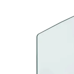 New Hærdet glasplade til pejs - Gulvdæksel | Størrelse: 120x50 cm Tilbehør Til Brændeovne & Pejse
