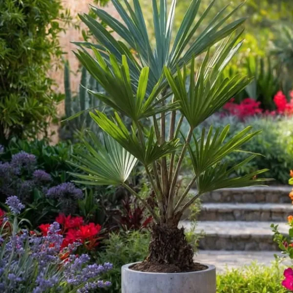 Haveplanter^Hørpalme - Trachycarpus Fortunei - Højde 35-45cm - ⌀15cm