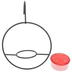 Til Fugle & Småvildt^Hummingbird feeder Smuk letvægts hængende fugle feeder med 4 porte til udendørs baghave