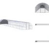 Drivhus^Huse & bure til små dyr - Living hønsehus 3x20x2 m galvaniseret stål