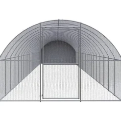 Drivhus^Huse & bure til små dyr - Living hønsehus 3x20x2 m galvaniseret stål