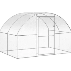 Drivhus^Huse & bure til små dyr - Living hønsehus 3x20x2 m galvaniseret stål