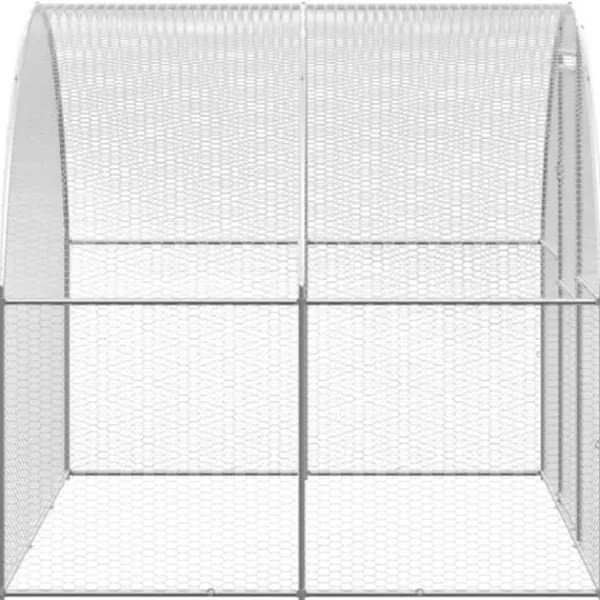 Drivhus^Huse & bure til små dyr - Living hønsehus 3x20x2 m galvaniseret stål