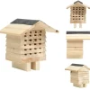 Sale Huse & bure til små dyr - Living bihotel 22x20x20 cm massivt fyrretræ Til Fugle & Småvildt