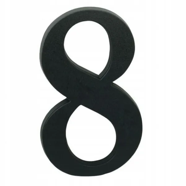Clearance Husnummer 8 sort 19 cm Adresseskilte & Husnumre