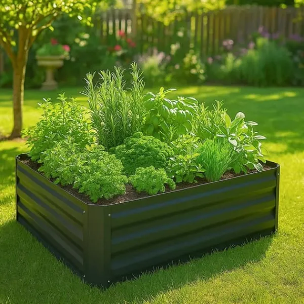 Krukker & Plantebeholdere^Hævet blomsterbed, 30x90x90 cm