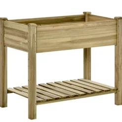 Hævet Havebed, 91x51x76 cm, Grøn Plantningsbænke