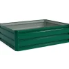 Plantningsbænke^Hævet Havebed, 100x80x30 cm, Mørkegrøn