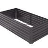 New Hævet Havebed, 180x90x59 cm, Mørkegrå Plantningsbænke