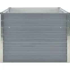 Best Hævet havekasse i galvaniseret stål 160x80x45 cm | Farve: Grå Krukker & Plantebeholdere