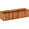 Plantningsbænke^Hævet plantekasse - Massivt akacietræ | Størrelse: 100x30x25 cm