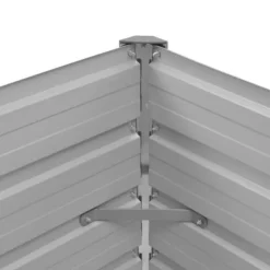 Hot Hævet plantekasse i galvaniseret stål - 100x40x77 cm | Farve: Brun Plantningsbænke
