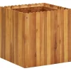 Clearance Hævet plantekasse i massivt akacietræ - Højbed til have | Størrelse: 50x50x50 cm Krukker & Plantebeholdere