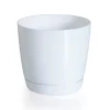 Krukker & Plantebeholdere^Hvid urtepotte med underkop COUBI DUOP280-S449