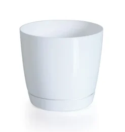 Krukker & Plantebeholdere^Hvid urtepotte med underkop COUBI DUOP280-S449