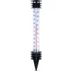 Regnmåler^Hvidt eksternt termometer, indsat, 23 cm