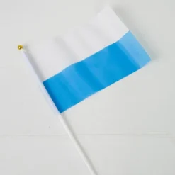 Flag & Vindposer^hvidt og blåt flag, 12 stk. Marian