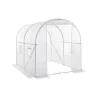 Clearance Hvidt plastikdrivhus, 250 x 200 x 200 cm Drivhus