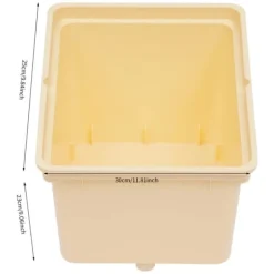 New Hydroponisk dyrkningsanlæg - 4-spands drypvandingskit indendørs - Hver spand 11 L - Pumpe 220–240 V/50 Hz - 4 W - 300 L/t - PP-plast Kit Til Plante- & Urtedyrkning