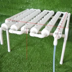 Sale Hydroponisk dyrkningskit, 1 lag til 36/54 planter, Effektivt vandforbrug,54 Hull Kit Til Plante- & Urtedyrkning