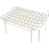 Kit Til Plante- & Urtedyrkning^Hydroponisk dyrkningssæt - 6-rørssystem - 54 plantepladser - 1 lag - PVC - Komplet sæt - Hvid