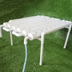 Best Hydroponisk dyrkningssæt - 1-lags system - 36 plantehuller - Huldiameter 3,2 cm - PVC-U - Vandsparende - Lavendel Kit Til Plante- & Urtedyrkning