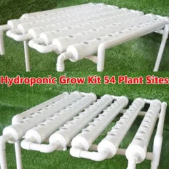 Kit Til Plante- & Urtedyrkning^Hydroponisk dyrkningssæt - Plantebakke med låg - 1 Lag - 54 Plantehuller - Til kimplanter, urter, grøntsager - Gul