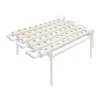 Kit Til Plante- & Urtedyrkning^Hydroponisk dyrkningssæt - 1-lags rørsystem - 54 plantepladser - PVC-U - Rør Ø 6,3 cm, Hul Ø 3,2 cm - Vandsparende - Lysegrå