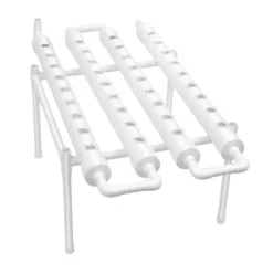 Kit Til Plante- & Urtedyrkning^Hydroponisk dyrkningssæt - 1-lags system - 4 rør - 36 plantehuller - Rør Ø 6,3 cm - Hul Ø 3,2 cm - Plast - Hvid