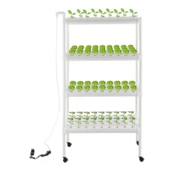New Hydroponisk dyrkningssæt - Hydroponisk dyrkningssystem - Med dyrkningskurve - Til hjem, have, kontor Kit Til Plante- & Urtedyrkning