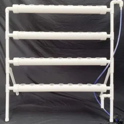 Kit Til Plante- & Urtedyrkning^Hydroponisk dyrkningssæt - Rørsystem i PVC - Med 36 Plantepladser - Diameter 32 mm - Størrelse 95×45×100 cm - Spænding 220 V/50 Hz - Uden Beholder